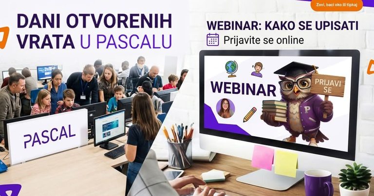 Dan otvorenih vrata i webinar u Pascalu – pripreme za državnu maturu